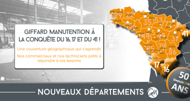 Zone géographique Giffard Manutention